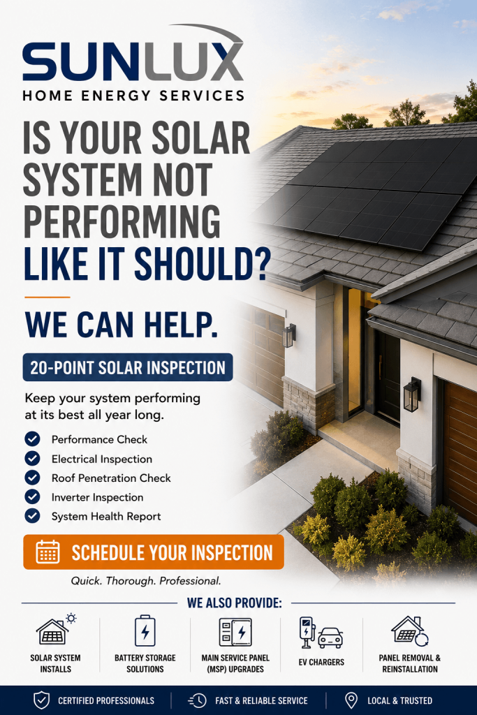 Get a service system inspection in July